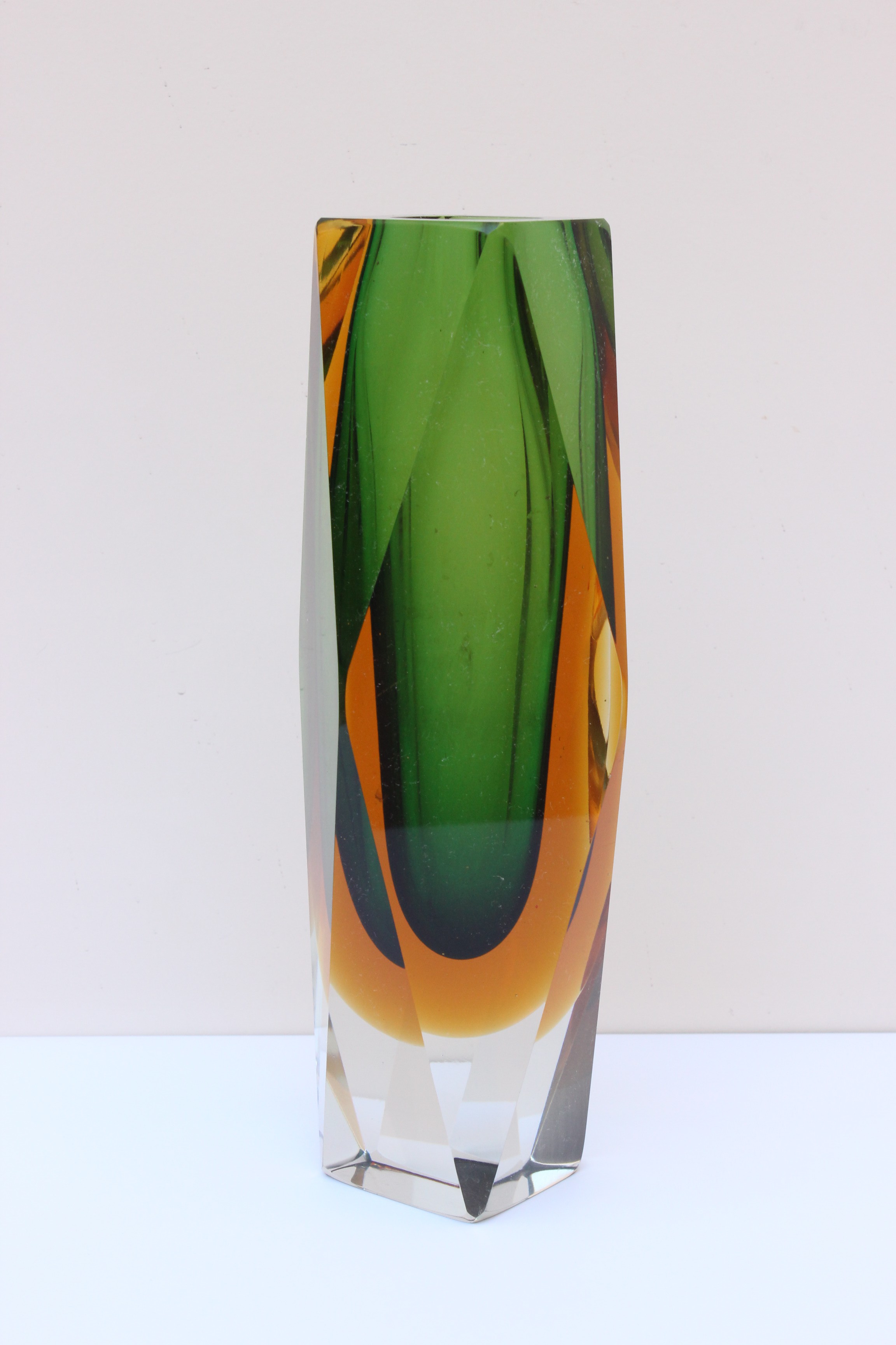 Sommerso Vase In Murano Glass 1970s Design Market