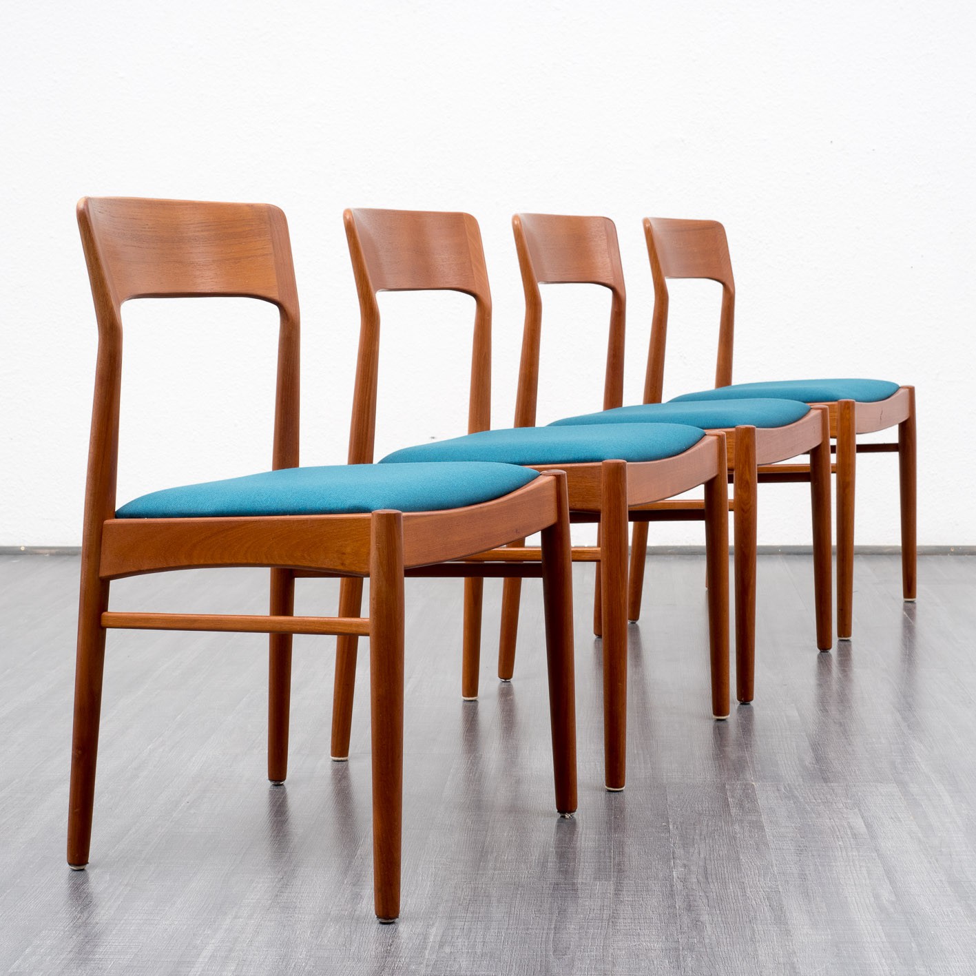 Set Of 4 Scandinavian KS Mobler Dining Chairs In Teak 1960s