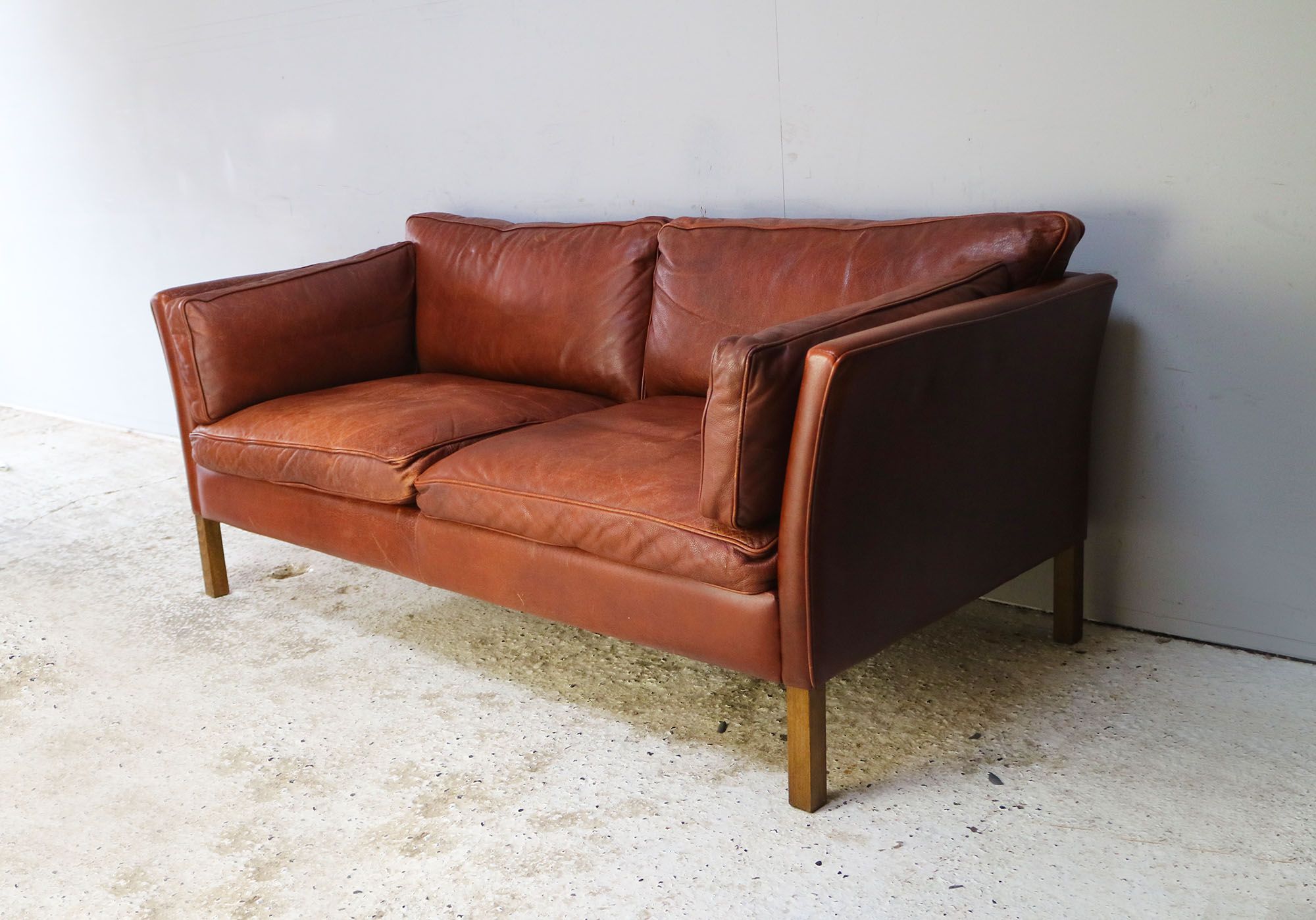 Vintage Stouby Danish large 2 seat sofa, 1970 - Design Market
