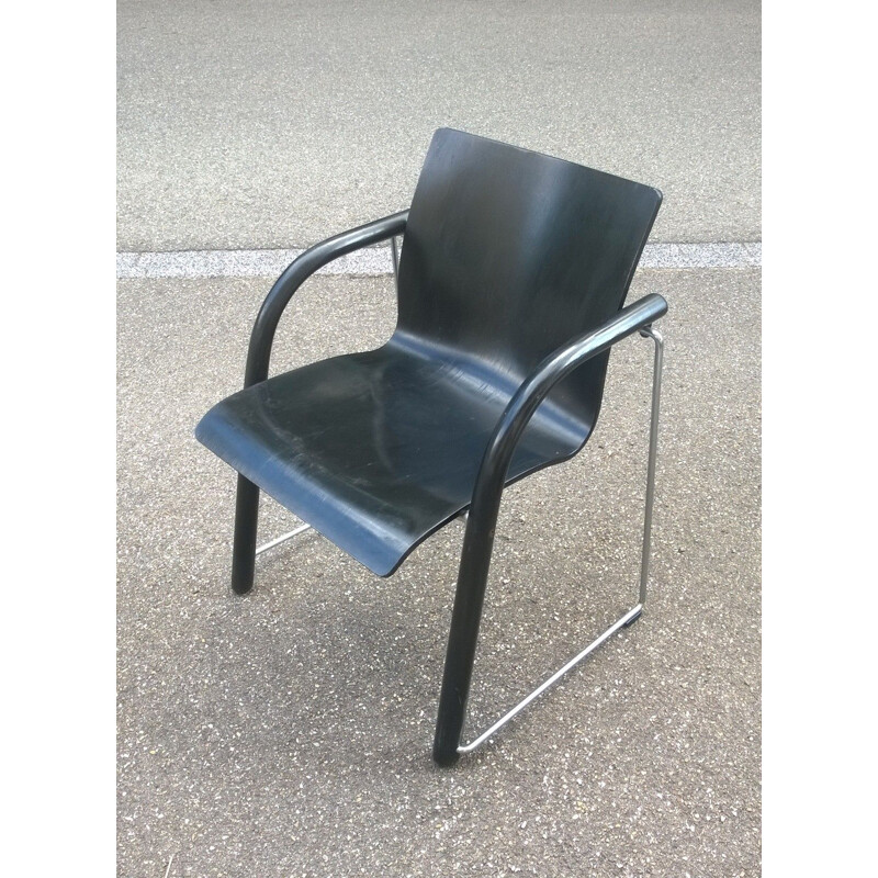Vintage office armchair S320 by Ulrich Boehme for Thonet, 1980