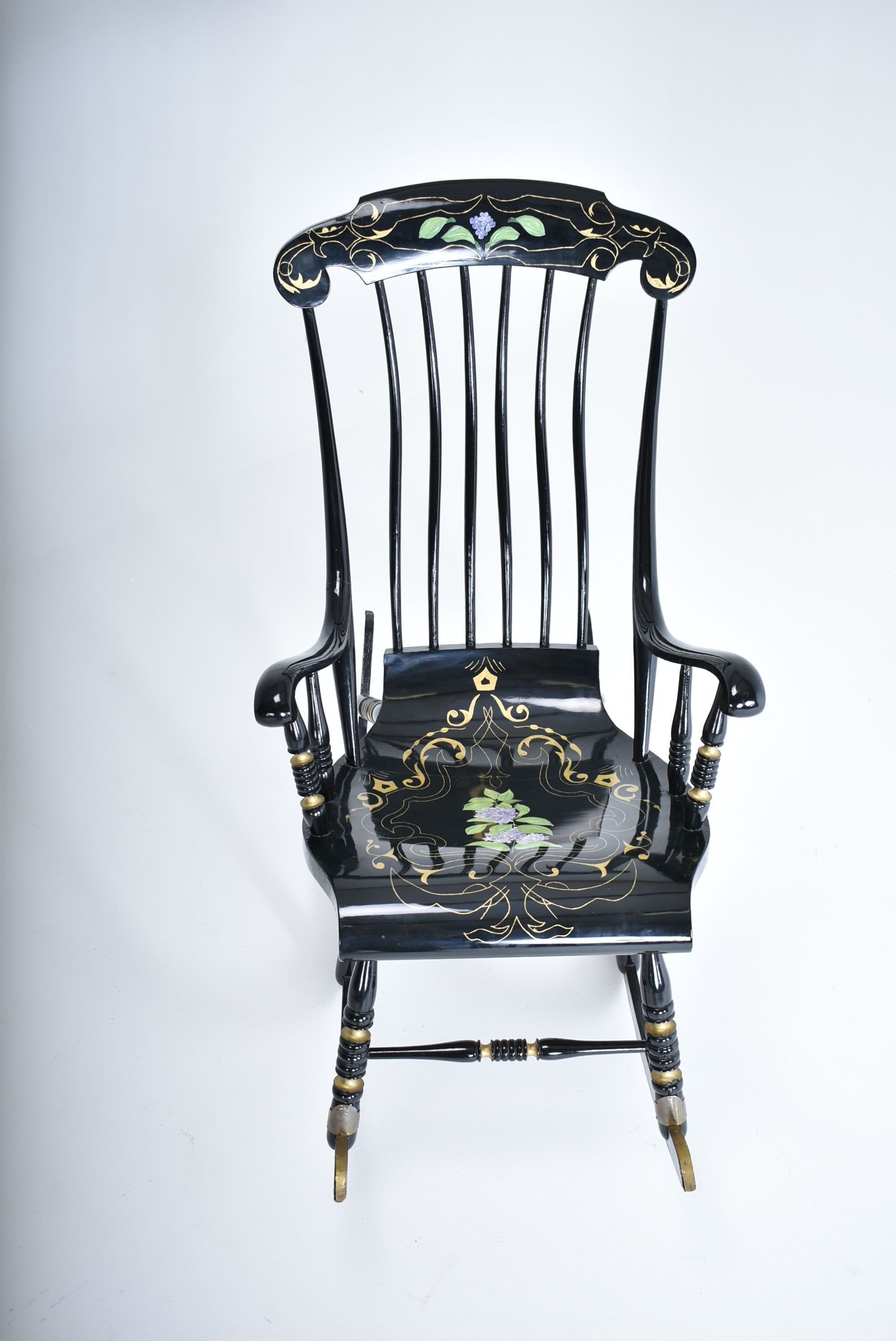 rocking chair vintage antique sweden 1900