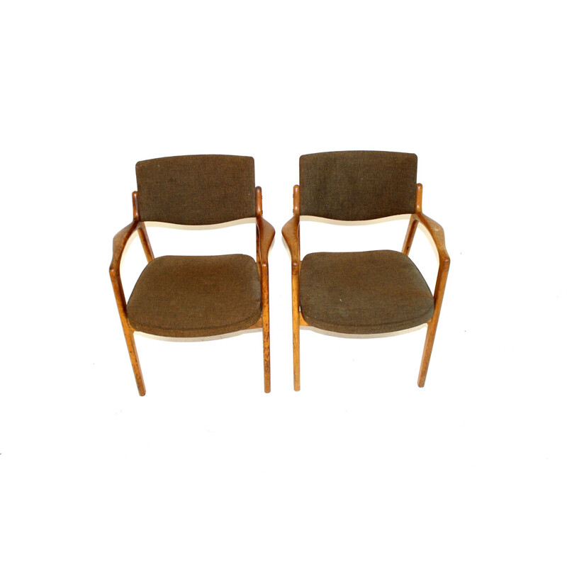 Pair of vintage armchairs, Bondo Gravesen, Snedkerier, 1960