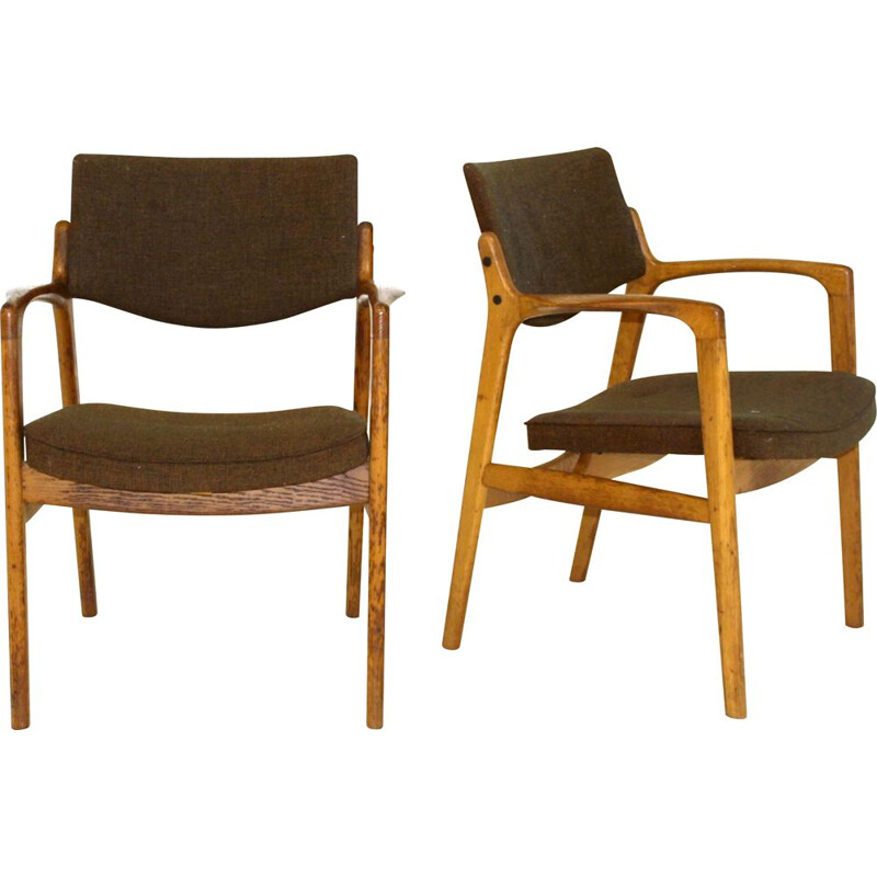 Pair of vintage armchairs, Bondo Gravesen, Snedkerier, 1960