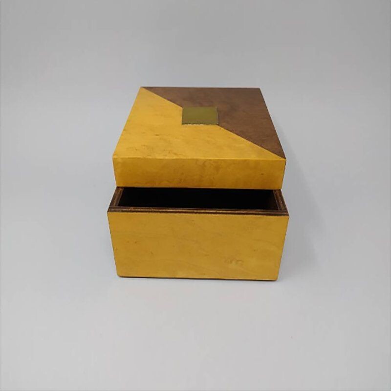 Vintage Birdseye Maple Box, 1970s