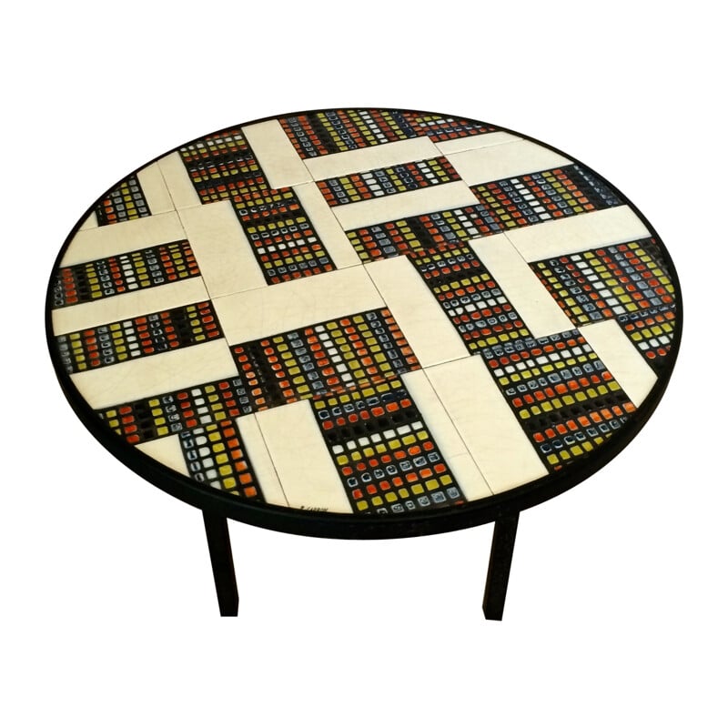 Coffee table "pajamas" Roger Capron - 1960s