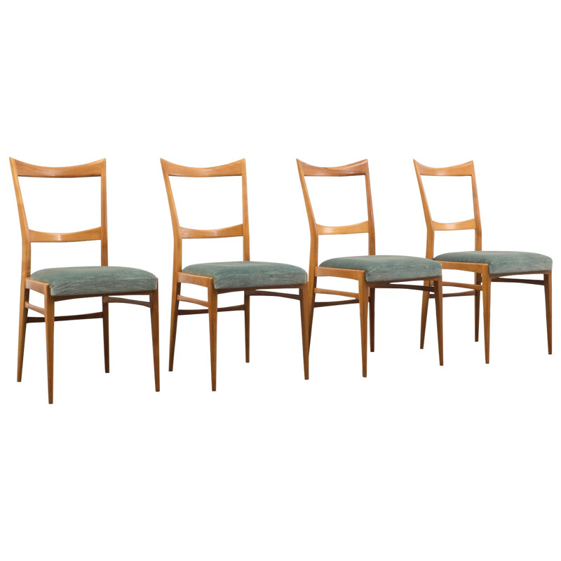 4 chairs cherry vintage - 50s
