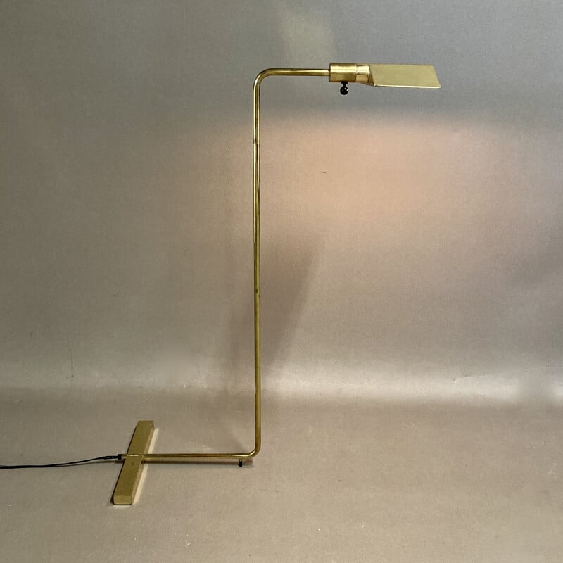 Vintage brass lamp Cedric Hartman by Lenor Larsen