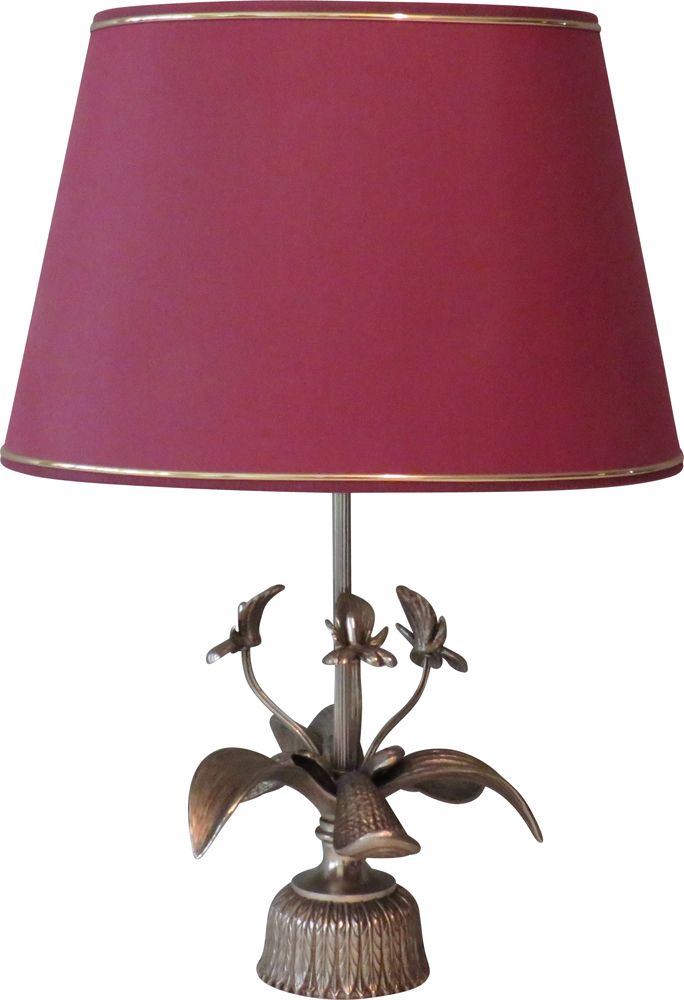 Vintage Table Lamp Fleur De Lis, Fleur De Lis Table Lamp