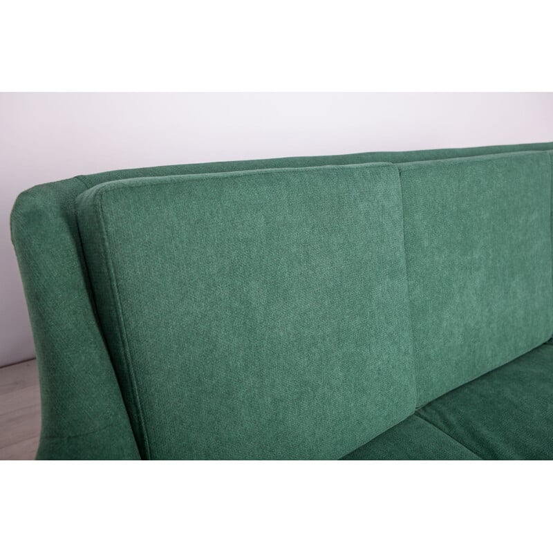 Vintage 3-seater sofa green, Denmark 1970