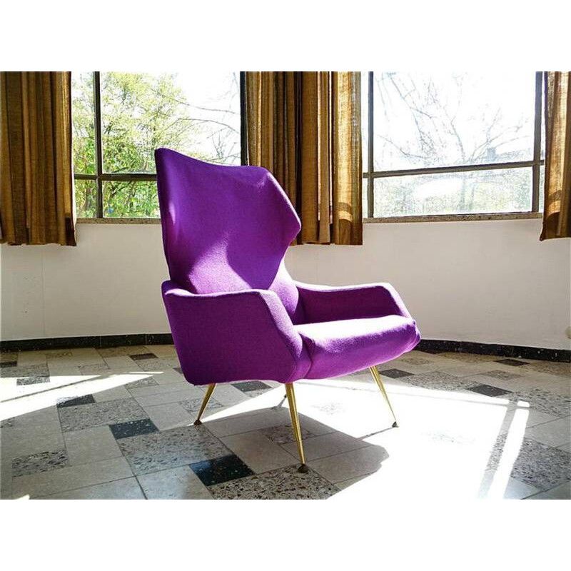 Alfred Kill "wingback" chair, Rudolf GLATZEL - 1950s