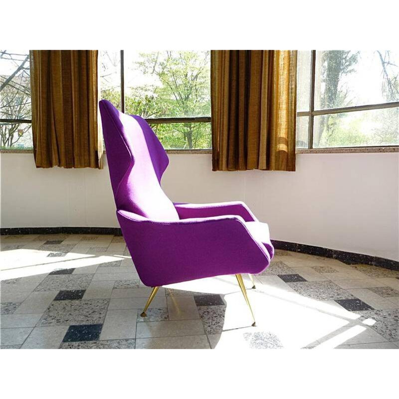 Alfred Kill "wingback" chair, Rudolf GLATZEL - 1950s