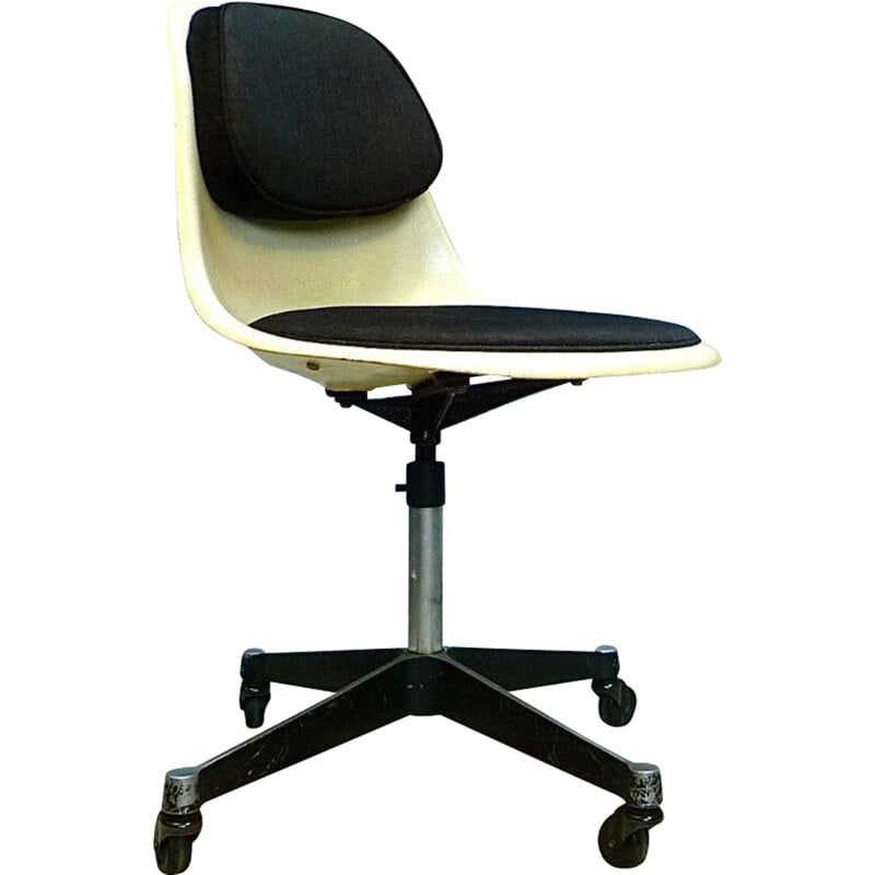 Herman Miller "PSCC-4" office chair in fiberglass, Charles & Ray EAMES - 1960s