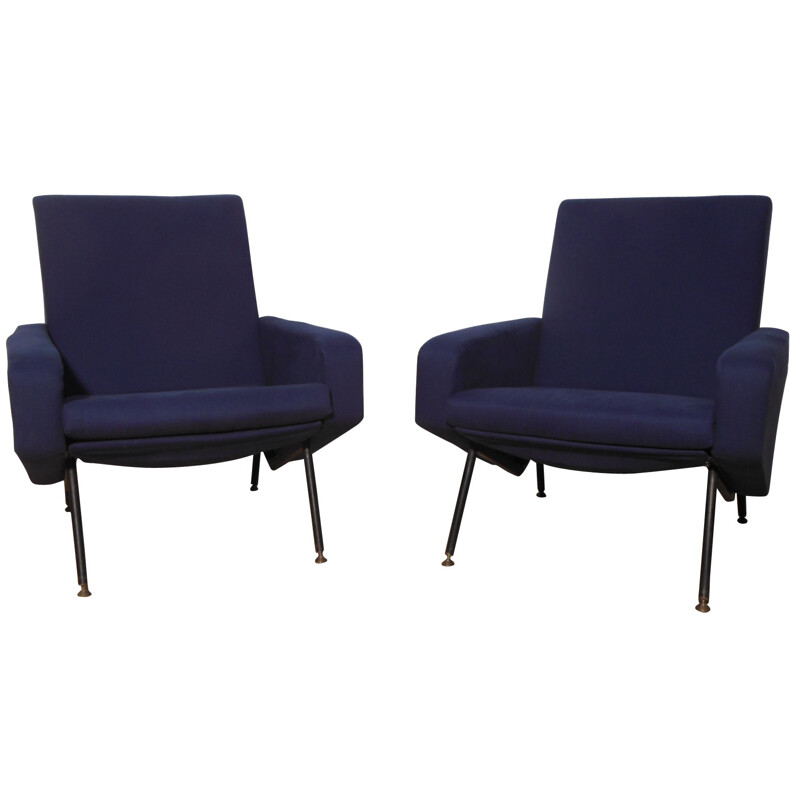 Pair of armchairs "G10" Pierre GUARICHE - 50s