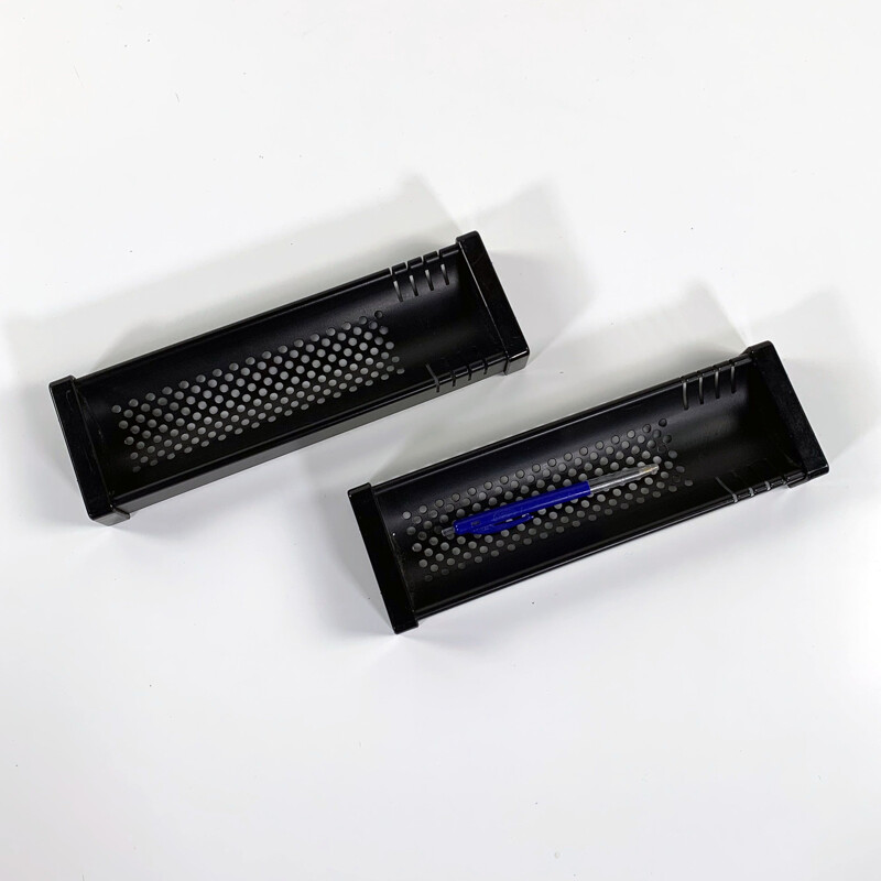 Pair of vintage Slim Pen Holders by Raul Barbieri & Giorgio Marianelli for Rexite, 1980s