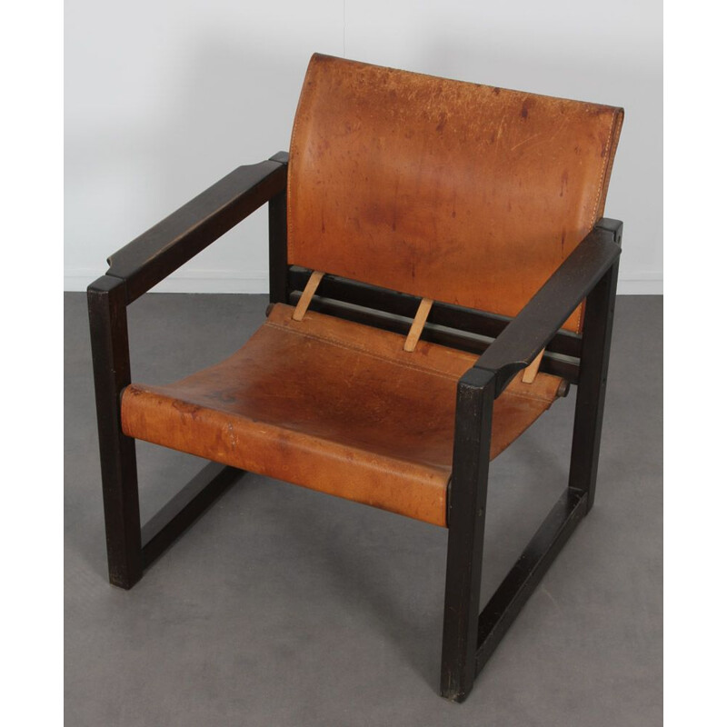 Vintage leather armchair by Karin Mobring for Ikea, Swedish 1970s