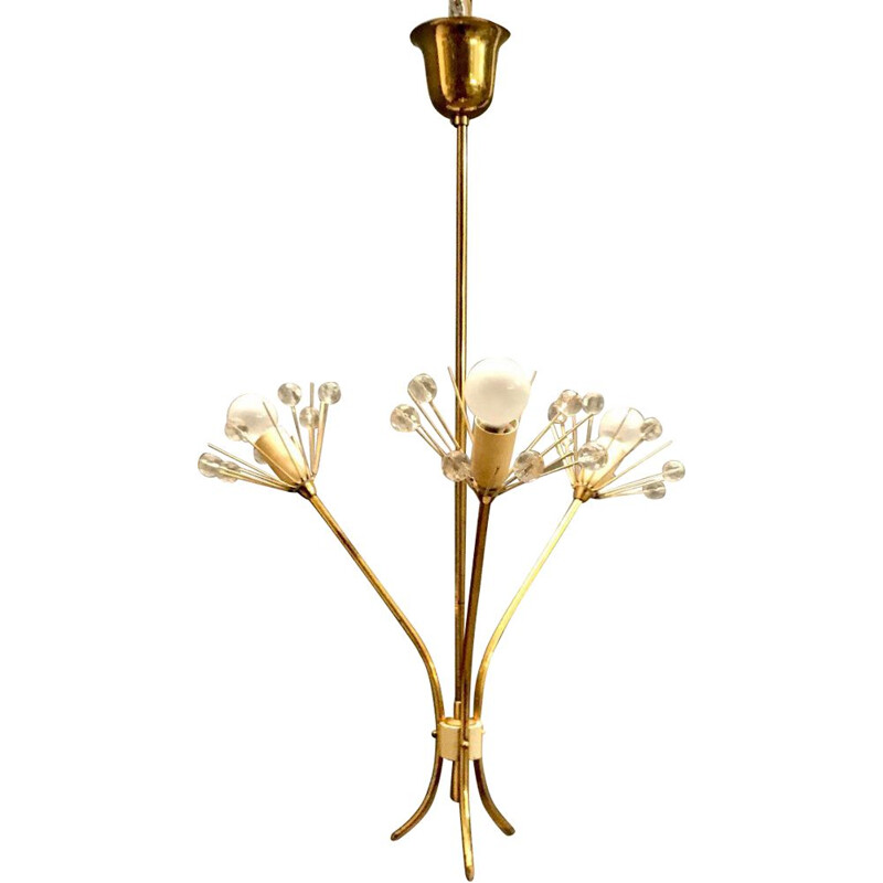 Vintage Pendant Lamp by Emile Stejnar for Rupert Nikoll 1950s