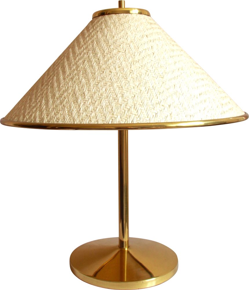 Vintage Cappello Cinese Regency Table, Milano Table Lamp