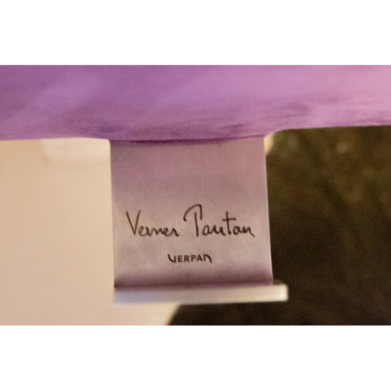 Vintage sofa Purple Cloverleaf by Verner Panton for Verpan 1970s
