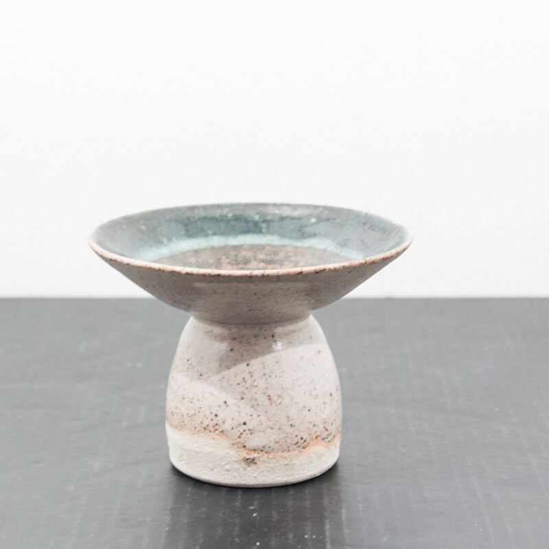 Shallow bowl in ceramic, Eric James MELLON - 1960s