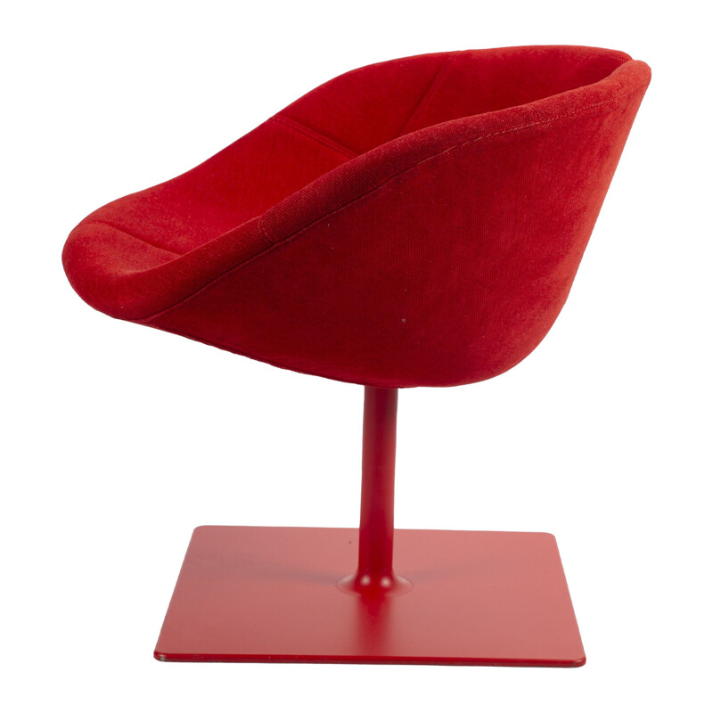 Vintage Red Fjord Swivel Chair by Patricia Urquiola for Moroso