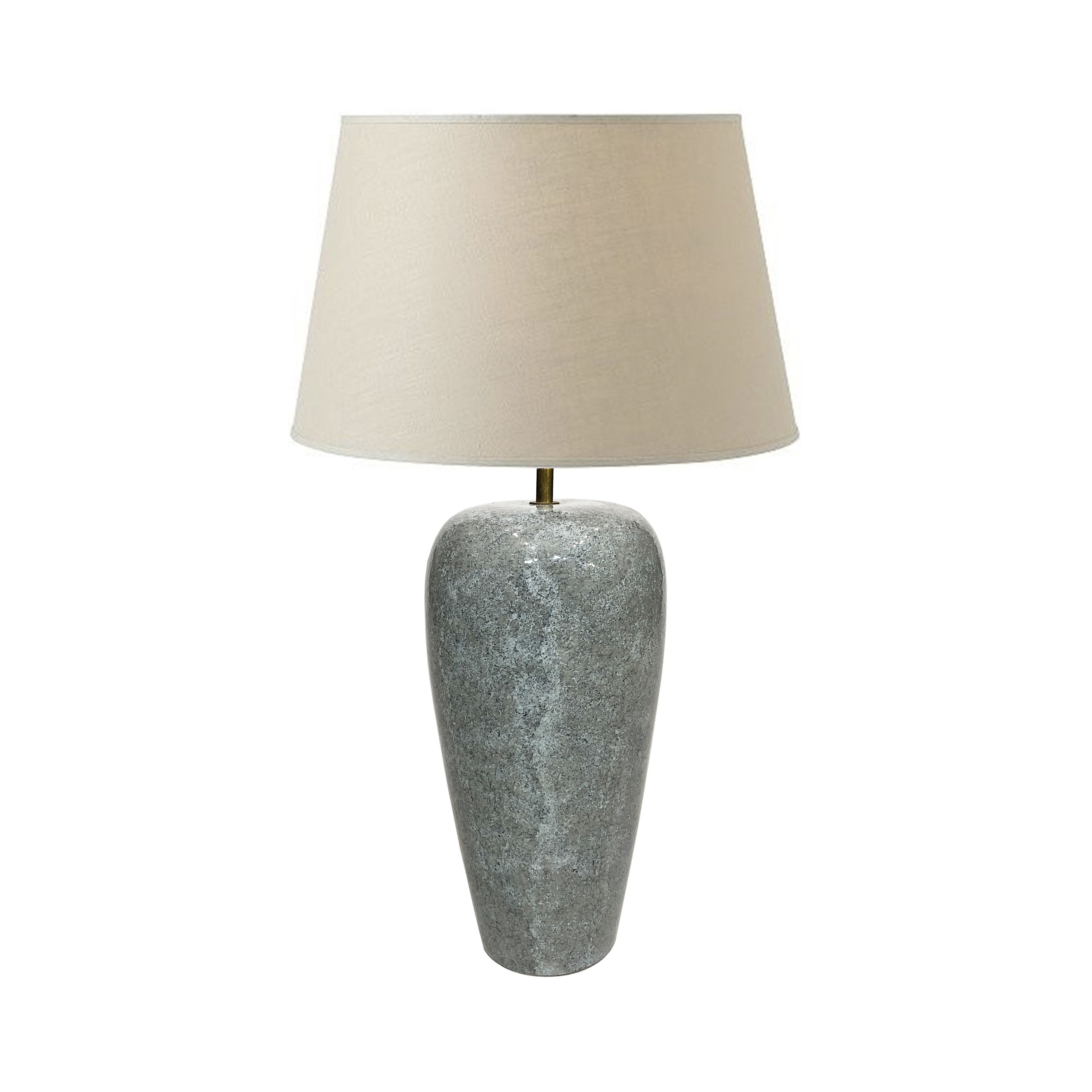 Ceramic Table Lamp With Granite Effect, Granite Table Lamp