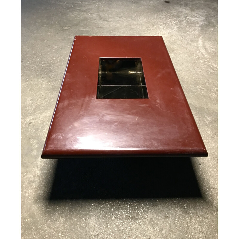 Vintage coffee table by Jean Claude Mahey