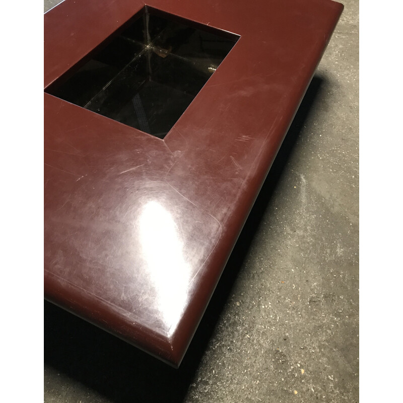 Vintage coffee table by Jean Claude Mahey