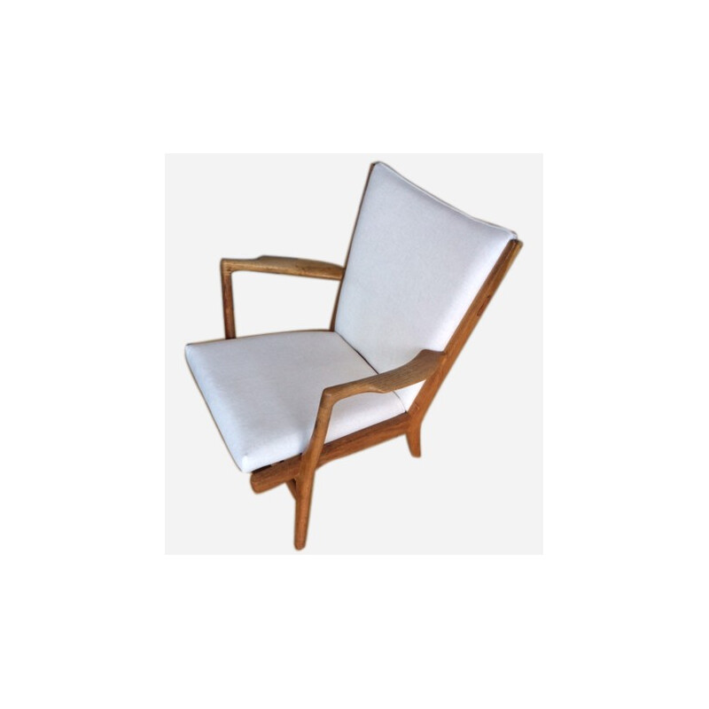 White armchair, Hans WEGNER - 1950s
