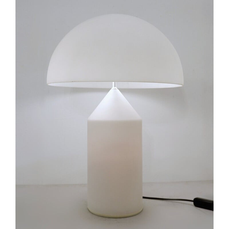 Vintage Atollo table lamp by Vico Magistretti for Oluce, Italy 1990s