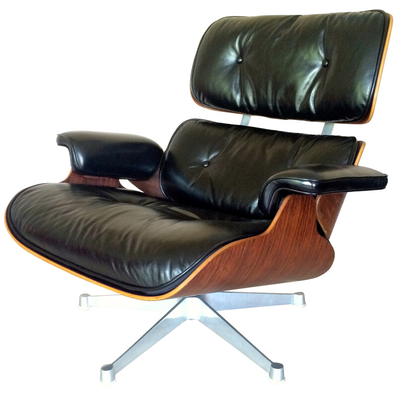 Lounge chair, Charles EAMES edt Hille - 1950s