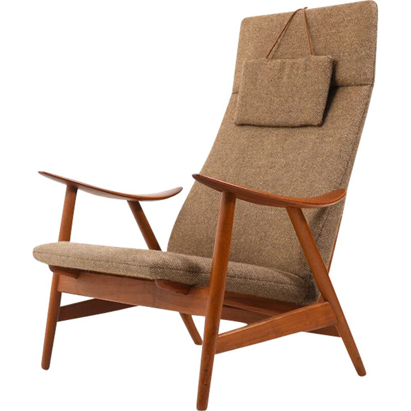 Vintage teak lounge chair by Illum Wikkelsø for Søren Willadsen Møbelfabrik, 1950s