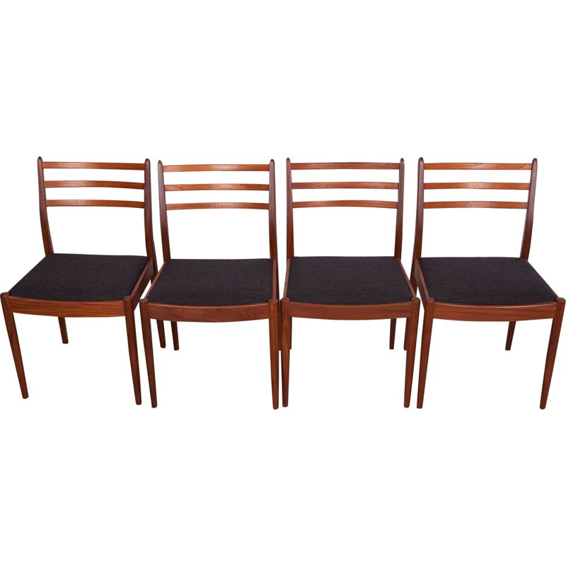 Set of 4 vintage teak dining chairs by Victor Wilkins for G-Plan, 1960