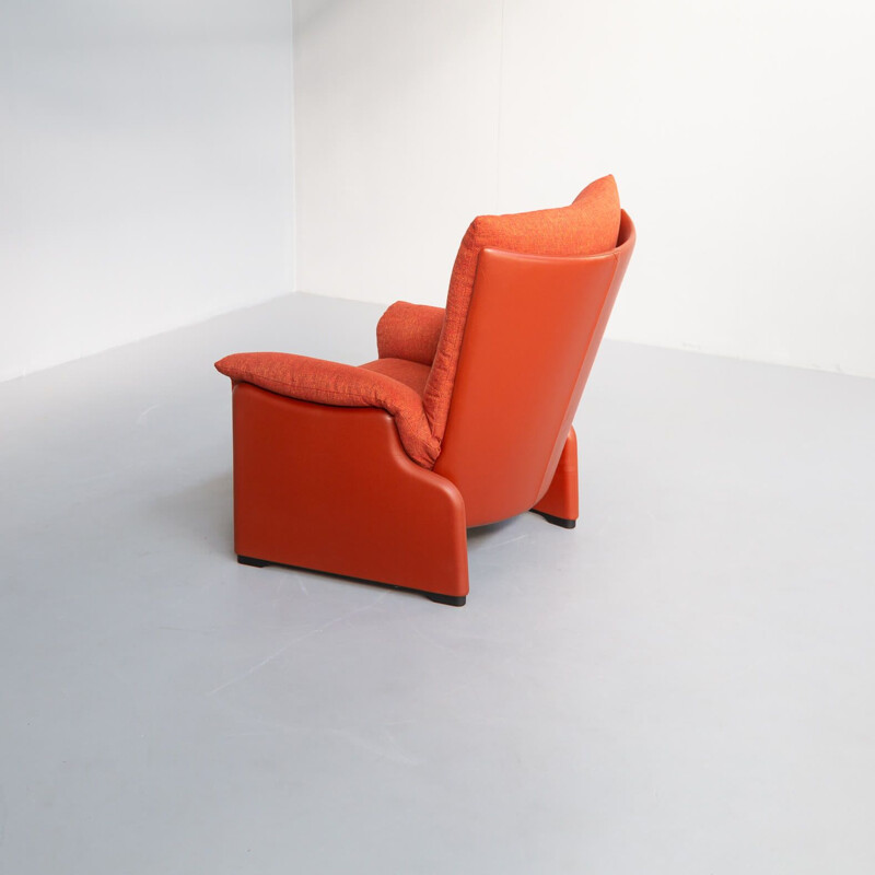 Mid century Palmaria 709 armchair by Vico Magistretti for Cassina