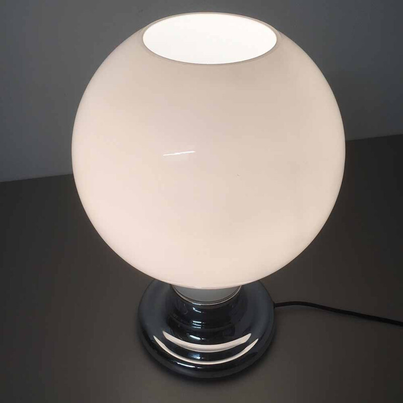 German Cosack table lamp in metal and glass - 1970s