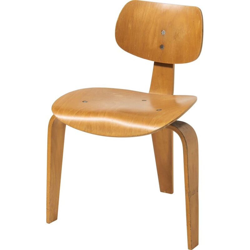 Vintage tripod chair Model SE42 by Egon Eiermann for Wilde & Spieth, Germany