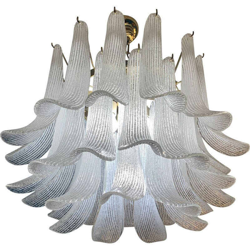 Vintage Murano glass chandelier by Paolo Venini