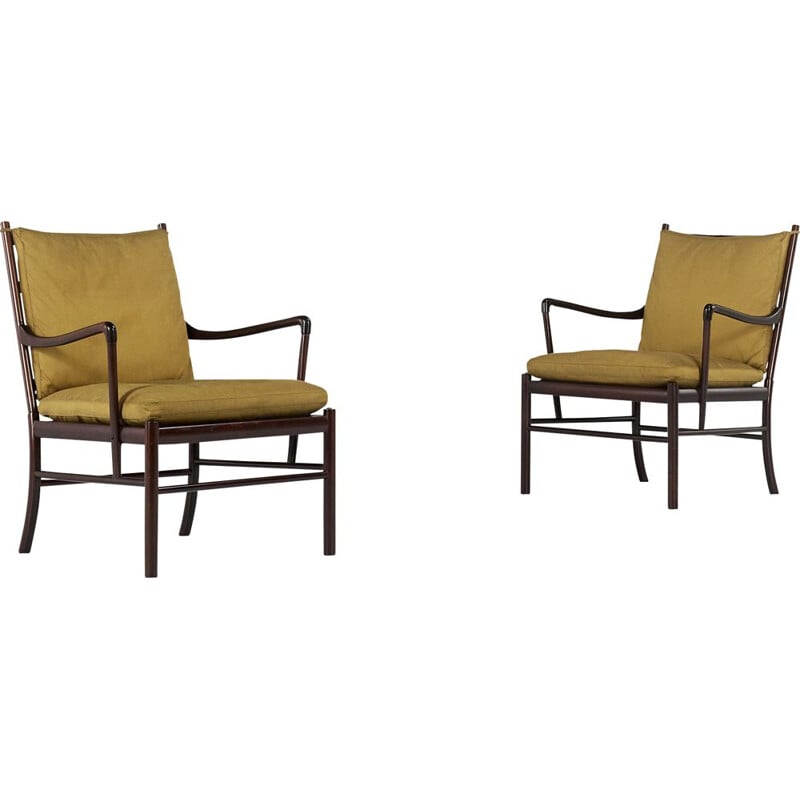 Pair of mid-century armchairs model PJ149 by Ole Wanscher for Poul Jeppesen, Denmark