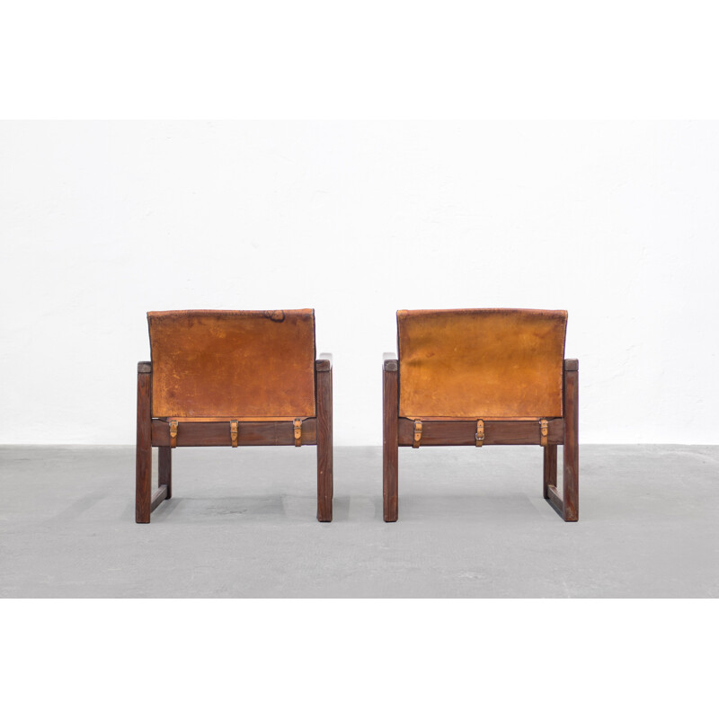 Pair of vintage danisch armchairs by Karin Möbring, 1960s