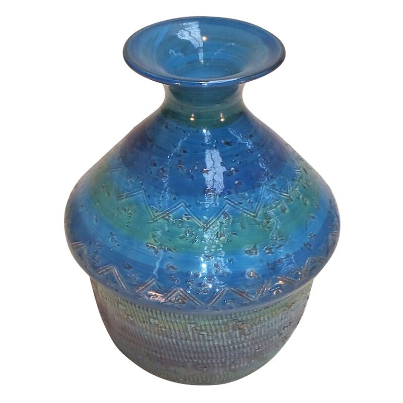 Vase in ceramic, Aldo LONDI - 1960s
