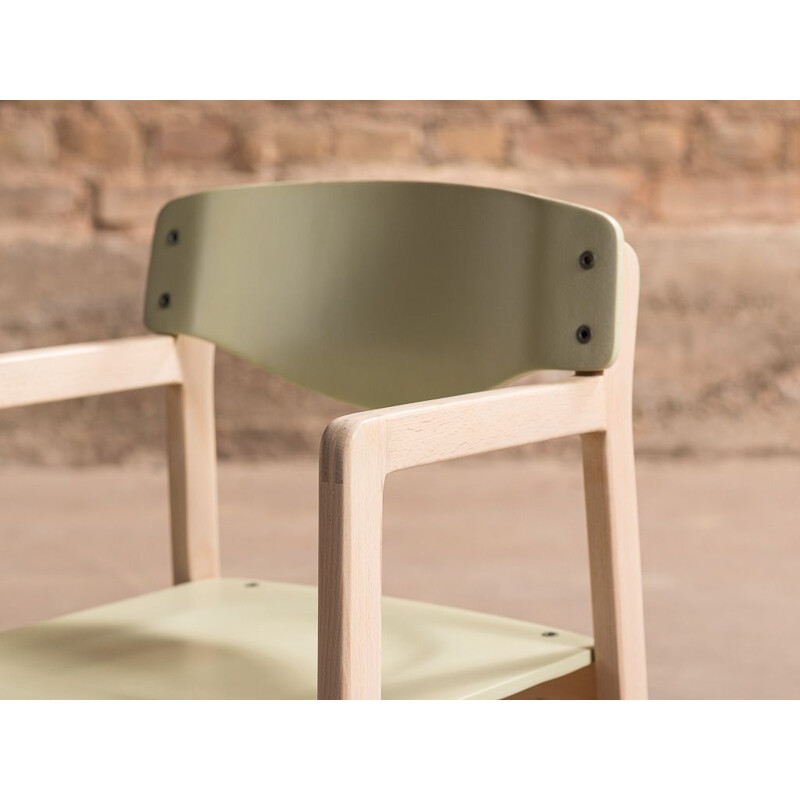 Vintage children's chair with armrests