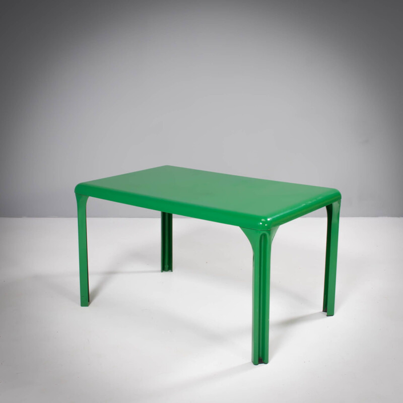 Vintage green Stadio 120 table by Vico Magistretti for Artemide, 1970s