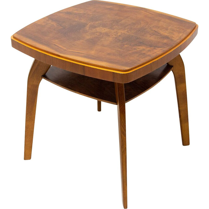 Mid century walnut coffee table by Frantisek Jirak for Tatra Nabytok Pravenec, 1960s