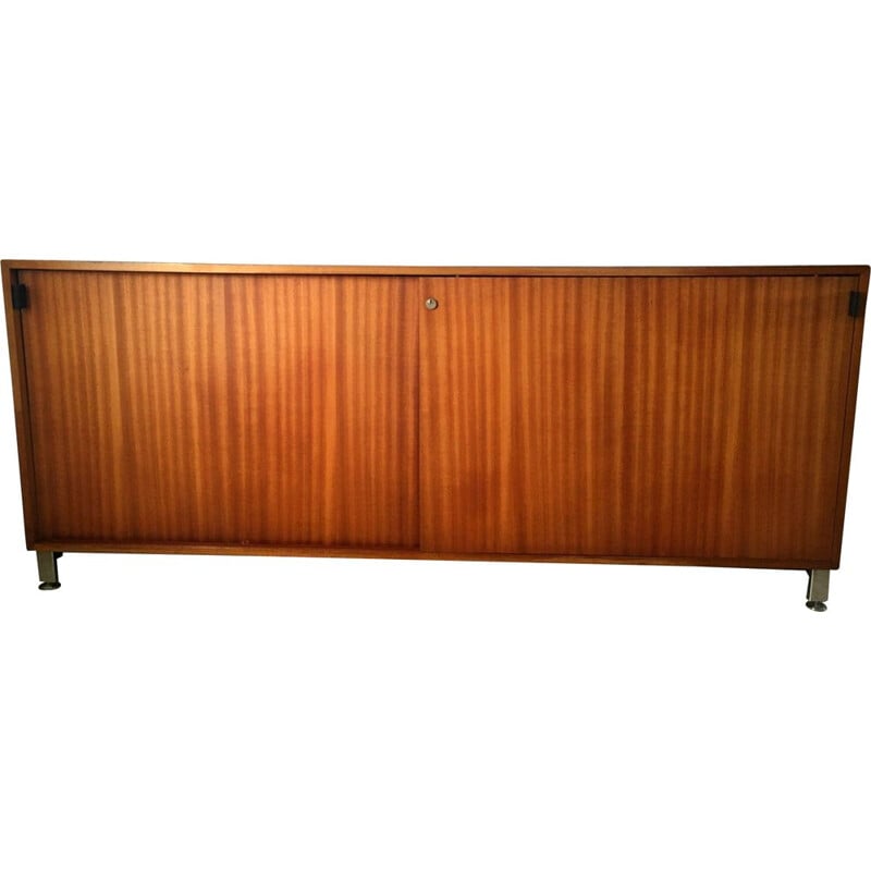 Vintage wooden sideboard by Florence Knoll, 1960s