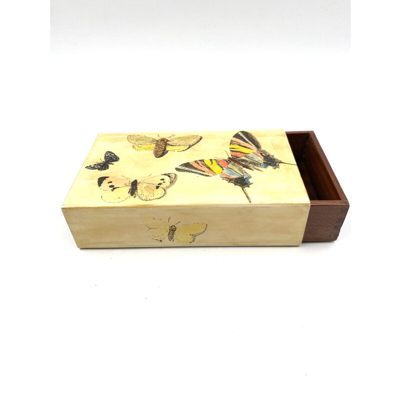 Mid-century box "Butterflies" by Piero Fornasetti, Italy 1950s