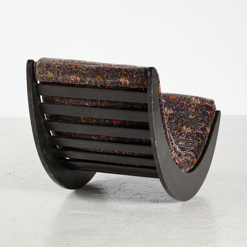 Vintage relaxer 2 rocking chair by Verner Panton for Rosenthal, 1970s