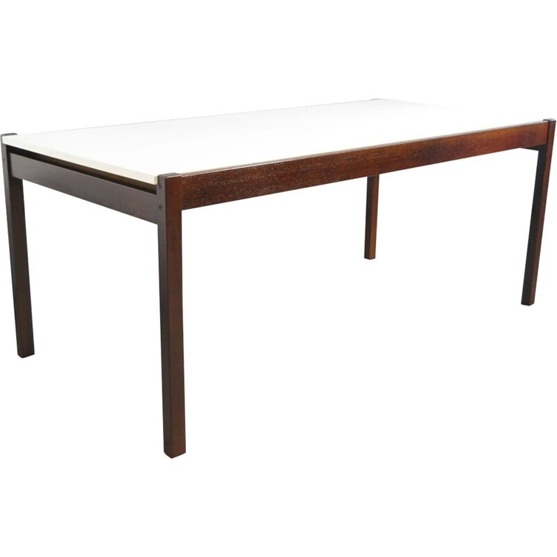Vintage extendable wenge diningtable 6-8 persons Japanese serie by Cees Braakman for Pastoe, 1970s