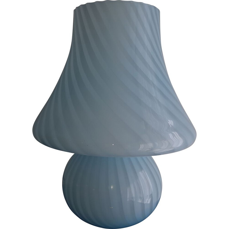 Mid-century XXL murano swirl mushroom lamp, 1970s