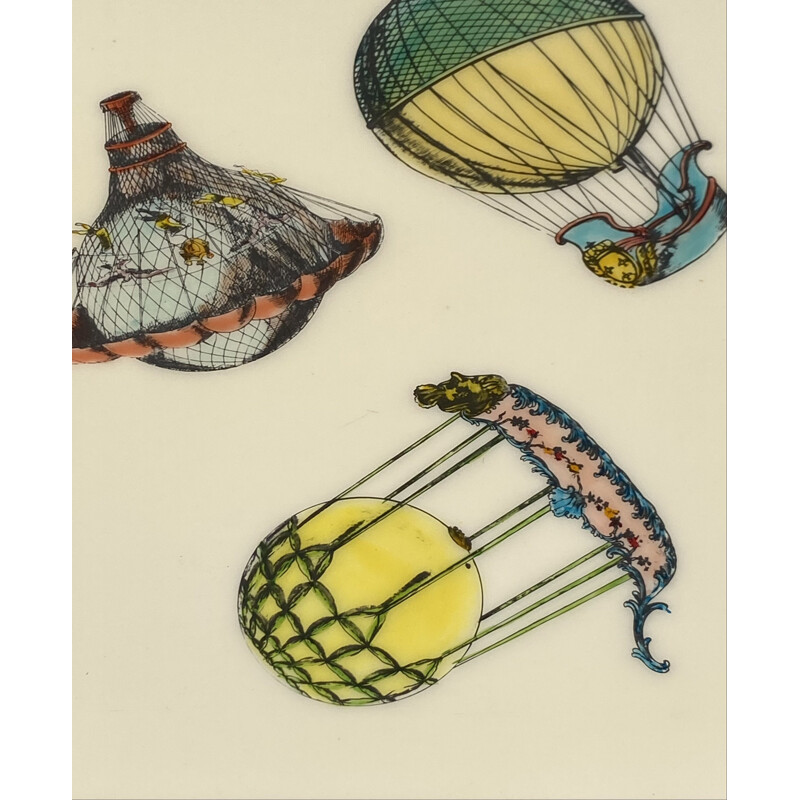 Mid-century baloons tray by Piero Fornasetti, 1980s
