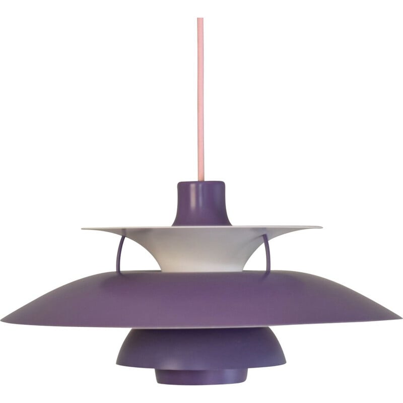 Vintage purple Ph 5 pendant lamp by Poul Henningsen for Louis Poulsen, Denmark