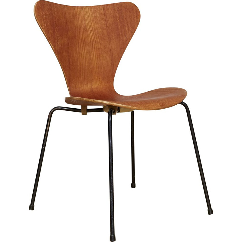 Vintage chair 3107 in teak by Arne Jacobsen for Fritz Hansen